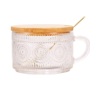 Iridescent Embossed Vintage Coffee Cup