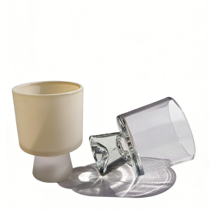 Frosted Glass Ice Cream Cup