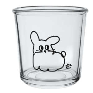 Large-Capacity Cartoon Glass Coffee Cup