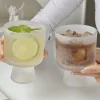 Ins Frosted Ice Cream Glass Cup Creative Korea Cold Drink Water Cup