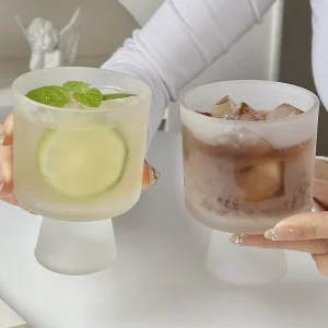 Ins Frosted Ice Cream Glass Cup Creative Korea Cold Drink Water Cup